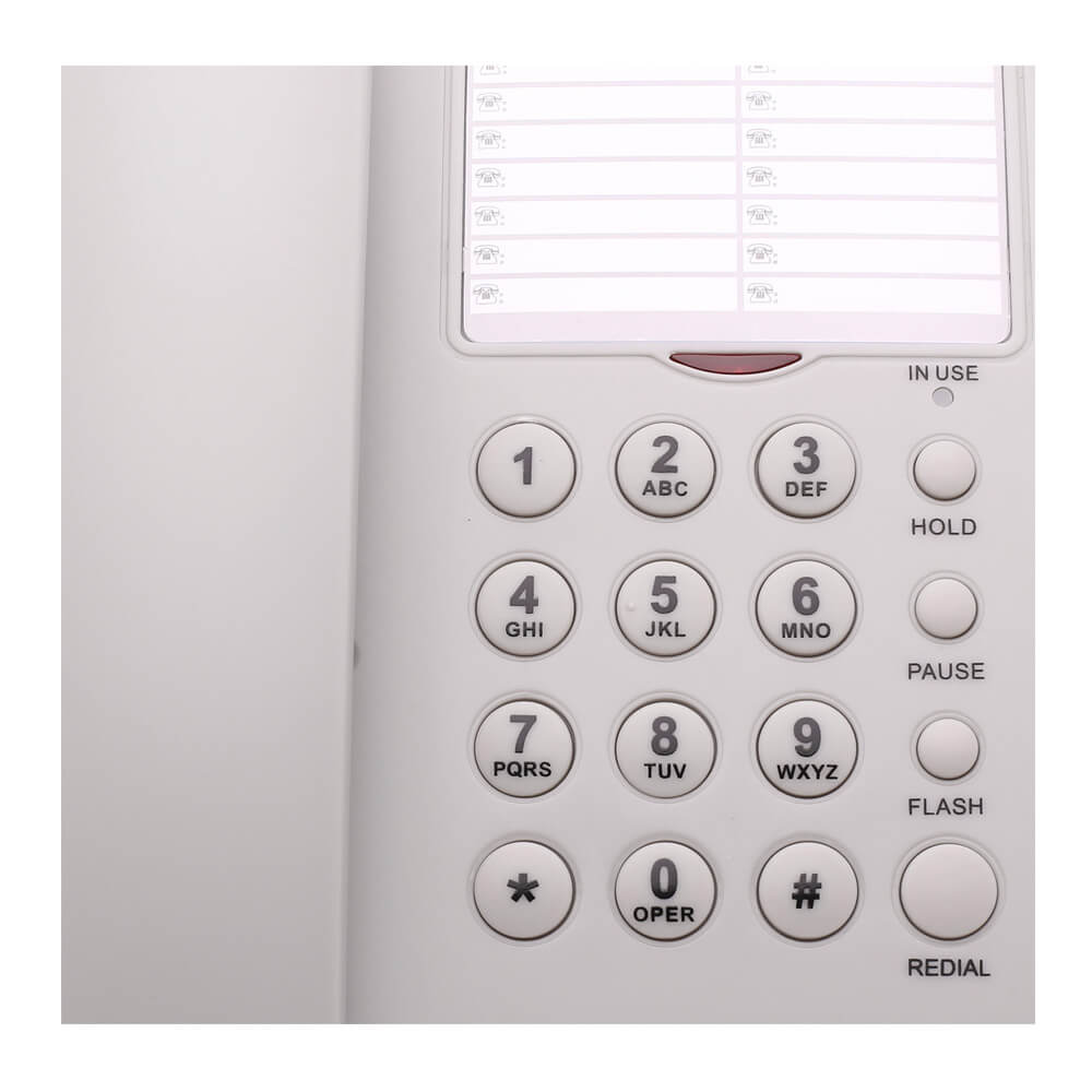 โทรศัพท์บ้าน โทรศัพท์สำนักงาน ยี่ห้อ REACH รุ่น DT-1000 LIGHT GREY_5